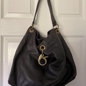 Vera Wang Leather Shoulder Bag
